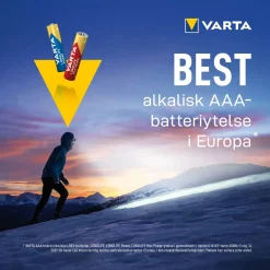 Varta Longlife Max Power AAA-batterier 8-pakke