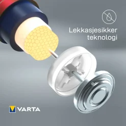 Varta Longlife Max Power AAA-batterier 8-pakke