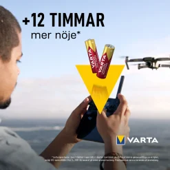 Varta Longlife Max Power AA-batterier 4-pakke