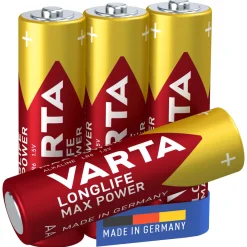 Varta Longlife Max Power AA-batterier 4-pakke