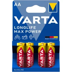 Varta Longlife Max Power AA-batterier 4-pakke