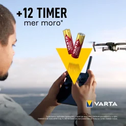 Varta Longlife Max Power AA-batterier 8-pakke