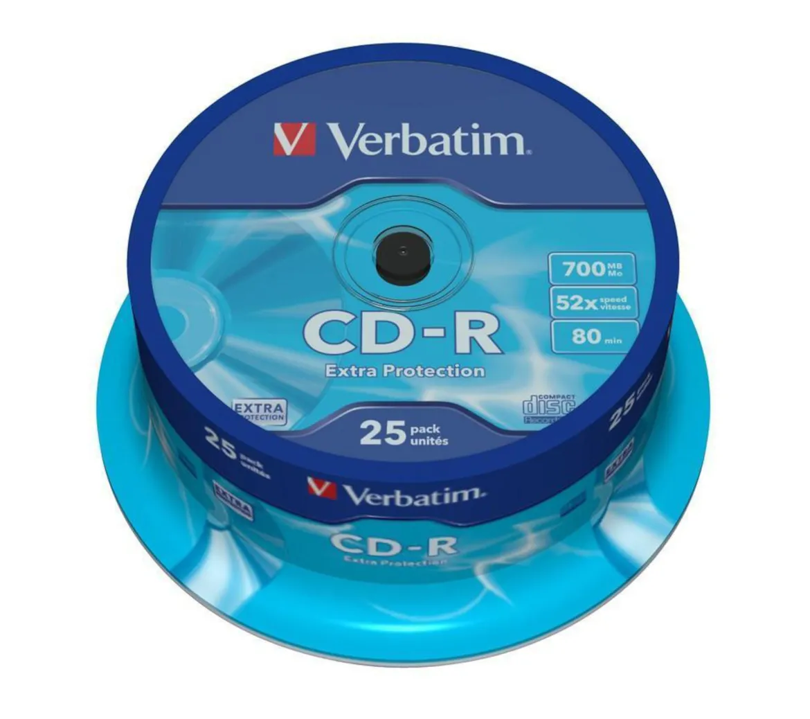 Verbatim CD-R'er - pakke med 25