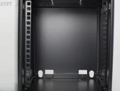 10" væghængt skab Sort - 6U