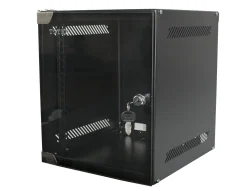10" væghængt skab Sort - 6U
