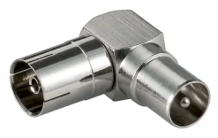 Vinkeladapter til antennekabel