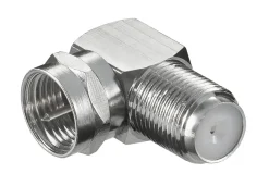 Vinkeladapter til F-connector.