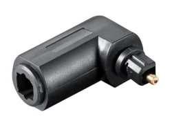 Vinkeladapter til Toslink.