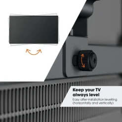 Vogel's COMFORT Full-Motion+ vægbeslag til OLED-TV, 40-77", maks. 35 kg, Sort