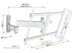 Vogels Comfort TVM 3645 - 40-77"
