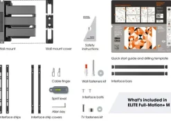 Vogel's ELITE Full-Motion+ ultratyndt vægbeslag til TV, 32-65