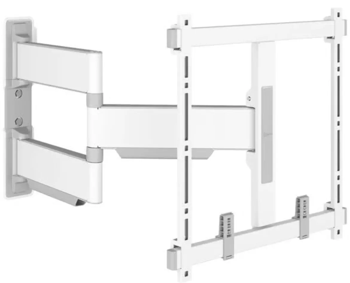 Vogel's ELITE Full-Motion+ ultratyndt vægbeslag til TV, 32-65", maks. 35 kg, Hvid