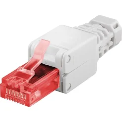 Værktøjsfri RJ45-stik Cat. 6