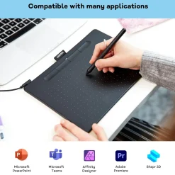 Wacom Intuos Medium tegneplade Sort