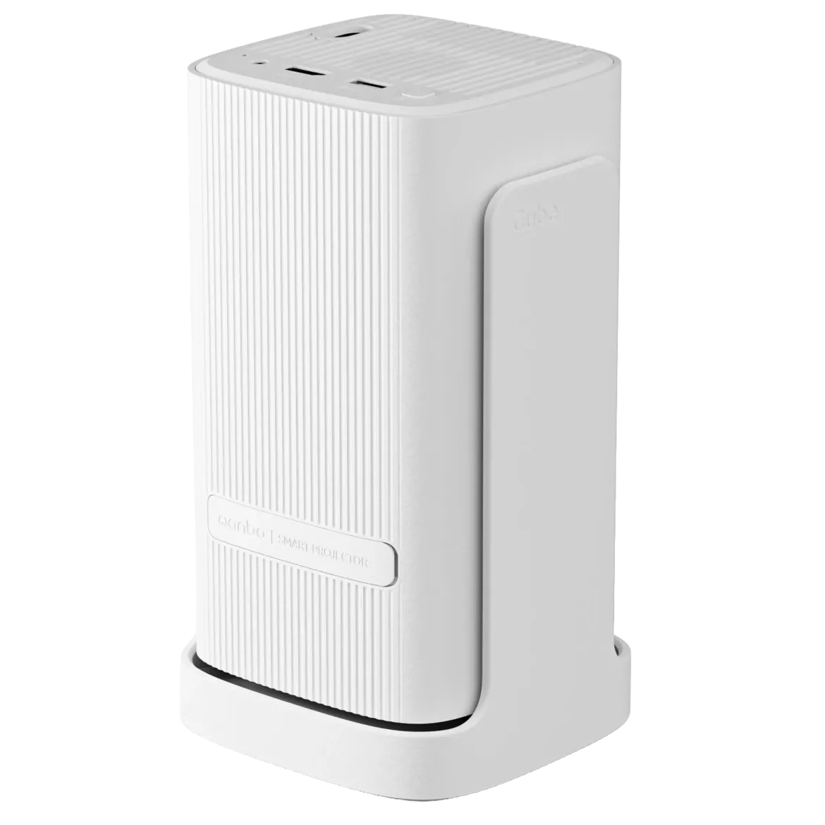 Wanbo bærbar projektor med Android TV og 360° gimbalstativ