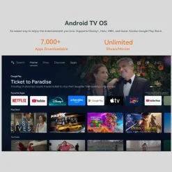 Wanbo bærbar projektor med Android TV og 360° gimbalstativ