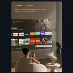 Wanbo Cube 2 Pro smart projektor med Full HD og Android TV 11