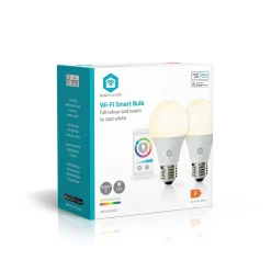Wifi E27 LED pærer 806 ml - 2-pak