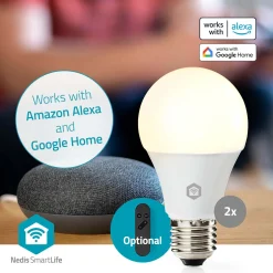 Wifi E27 LED pærer 806 ml - 2-pak