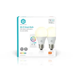 Wifi E27 LED pærer 806 ml - 2-pak