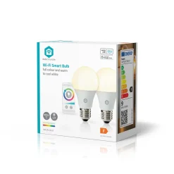 Wifi E27 LED pærer 806 ml - 2-pak