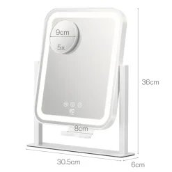 Wilfa EC Glowing sminkespejl 25 cm