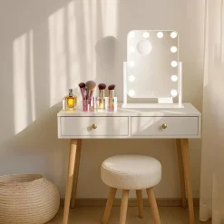 Wilfa Shine sminkespejl med LED-belysning