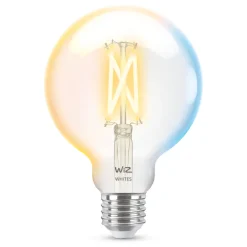 WiZ Klar Filament G95 Smart LED-pære E27 806 lm