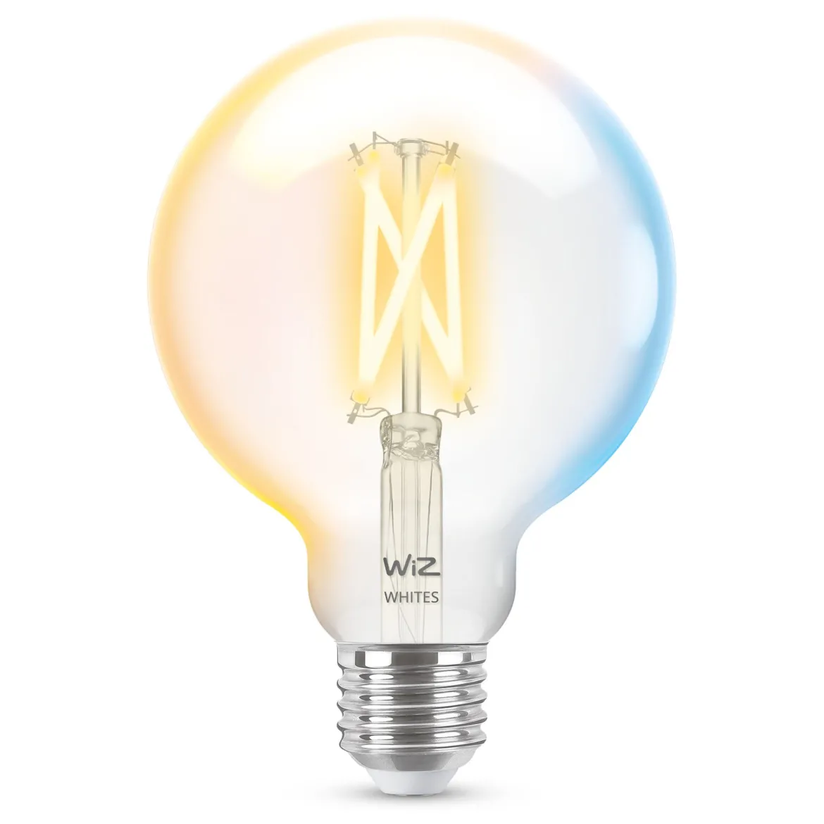 WiZ Klar Filament G95 Smart LED-pære E27 806 lm
