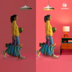 WiZ Klar Filament G95 Smart LED-pære E27 806 lm