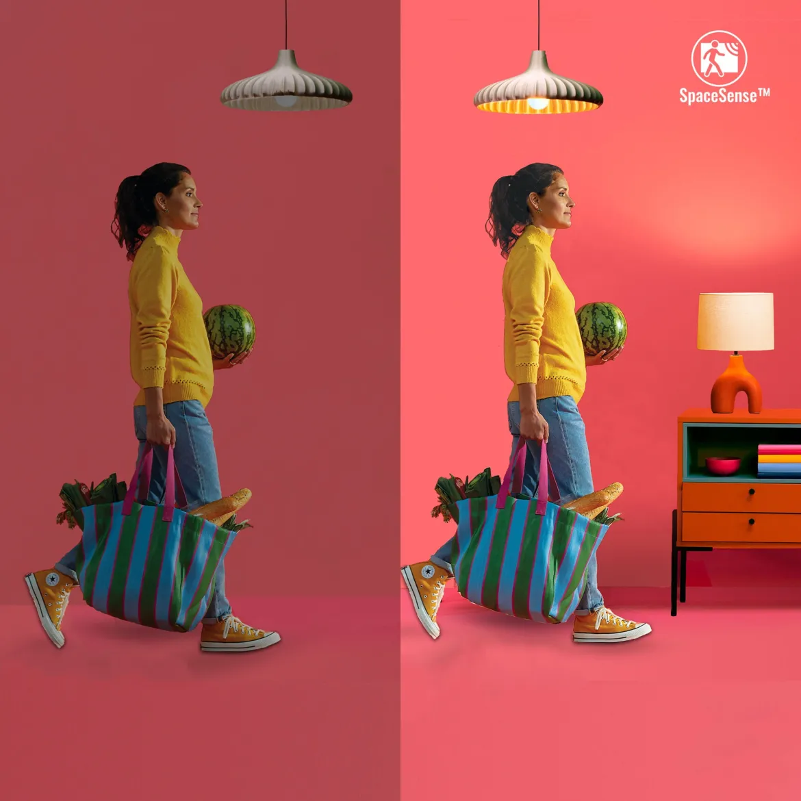 WiZ Klar Filament G95 Smart LED-pære E27 806 lm