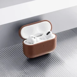 WOOLNUT Etui i læder til AirPods Pro 3-opladeretui - Cognac