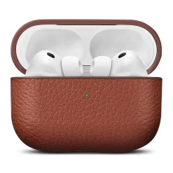 WOOLNUT Etui i læder til AirPods Pro 3-opladeretui - Cognac