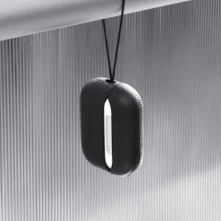 WOOLNUT Etui i læder til AirPods Pro 3-opladeretui - Sort