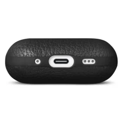 WOOLNUT Etui i læder til AirPods Pro 3-opladeretui - Sort