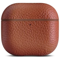 Woolnut læderetui til AirPods 5, Cognac